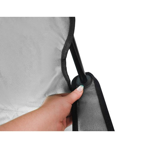 Faltstuhl Anglerstuhl grau faltbar mit Armlehnen Becherhalter Tragetasche 100 kg