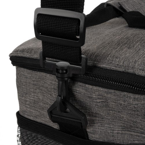 Kühltasche 40L isoliert wasserdicht mit Kühleinsätzen Grau Picknick Strand Reise