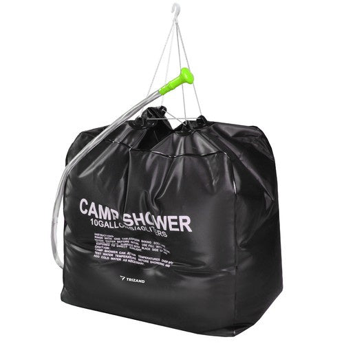 Campingdusche Solardusche Solar 40 l Wassersack tragbar Outdoor Warmwasser 40°C
