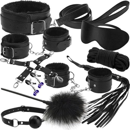 Erotikaccessoires - Set - schwarz 23431