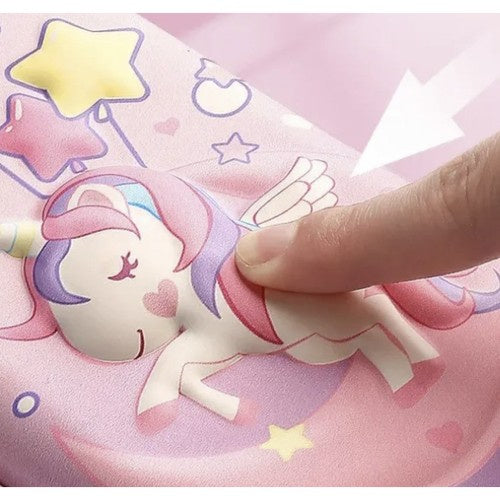 Federmäppchen Einhorn 3D EVA 7 Zoll Tablet Hülle rosa Schulmäppchen für Mädchen