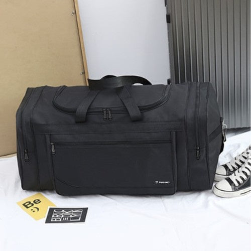 Reisetasche 70 l schwarz 70 x 29 x 32 cm wasserdicht Sporttasche Schultergurt