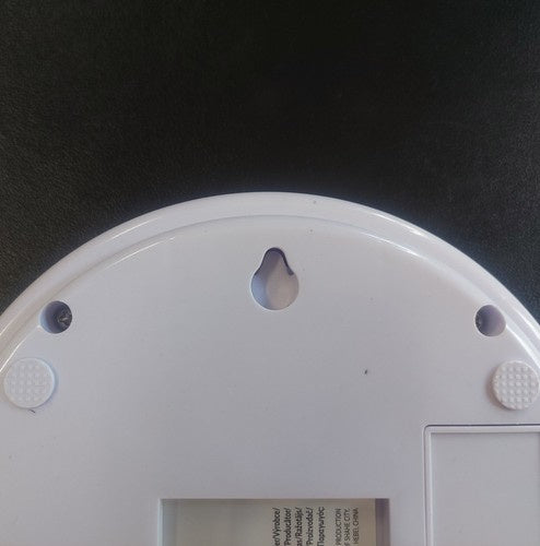 Digitale Küchenwaage 10 kg 1 g Präzision LCD Tara Weiß Aufhängeöse 14,5 cm