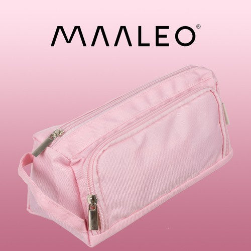Doppelt faltbares Federmäppchen – rosa Maaleo 24519