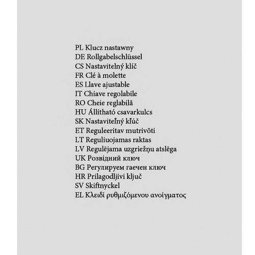 Bigstren 24283 verstellbarer Schraubenschlüssel