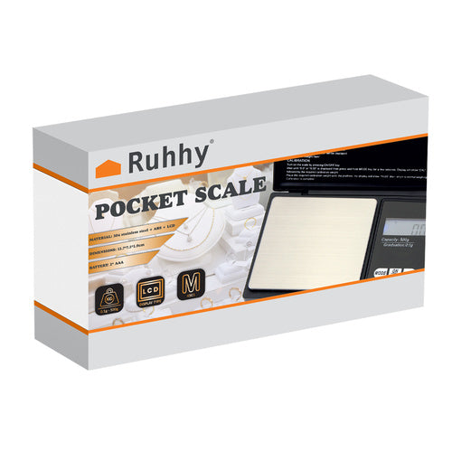 Ruhhy Taschenwaage 500 x 0,1g mit Klappe 23573