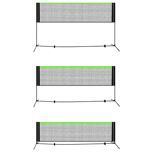 Volleyballnetz Badmintonnetz Tennisnetz mobil höhenverstellbar mit Tasche Set