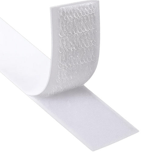 Selbstklebendes Klettband weiß 5m x 2,5cm Ruhhy 25999