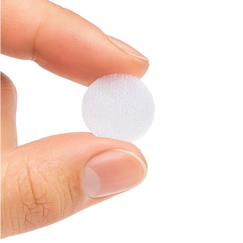 Selbstklebendes Klettband 18mm 500 Stück weiß Ruhhy 25884