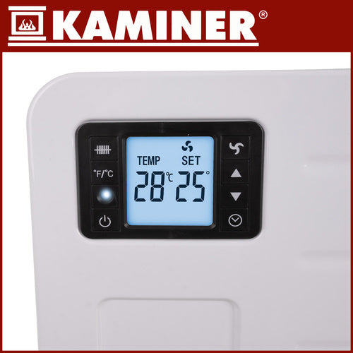 Elektrischer Heizkörper – weißer Ziflo Kaminer 26402