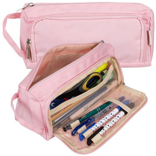 2 - fach Federmäppchen erweiterbar für optimale Organisation rosa - Easy2sell - Deluxe