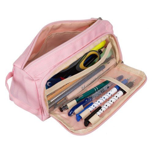 2 - fach Federmäppchen erweiterbar für optimale Organisation rosa - Easy2sell - Deluxe