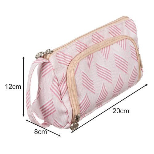 2 Fächer Schulmäppchen erweiterbar für optimale Organisation rosa - Easy2sell - Deluxe