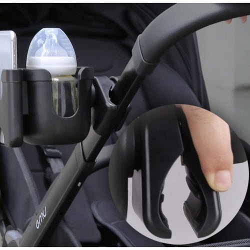 2 - in - 1 Getränke - und Handyhalter für Kinderwagen - Easy2sell - Deluxe