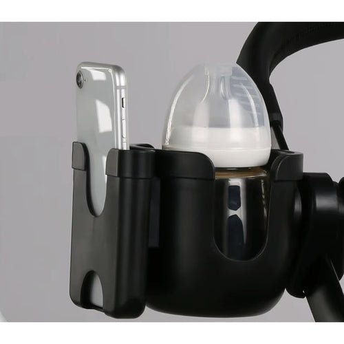 2 - in - 1 Getränke - und Handyhalter für Kinderwagen - Easy2sell - Deluxe