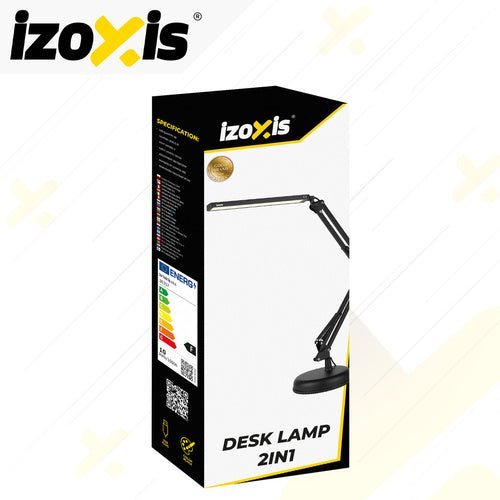 2 - in - 1 Schreibtischlampe mit Zeichnungsfunktion, Schwarz - Easy2sell - Deluxe