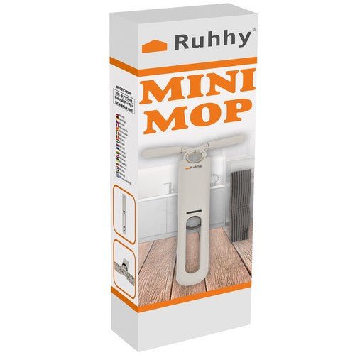 2 - teiliges Mini - Mopp Set für streifenfreies Fensterputzen, weiß - Easy2sell - Deluxe