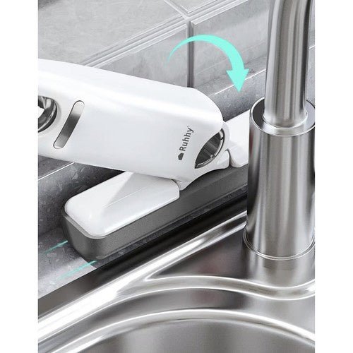 2 - teiliges Mini - Mopp Set für streifenfreies Fensterputzen, weiß - Easy2sell - Deluxe
