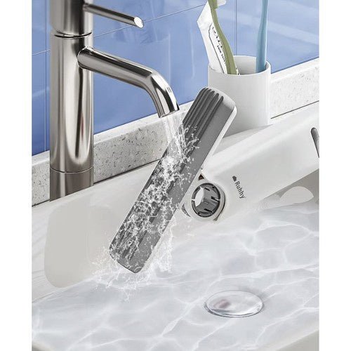 2 - teiliges Mini - Mopp Set für streifenfreies Fensterputzen, weiß - Easy2sell - Deluxe