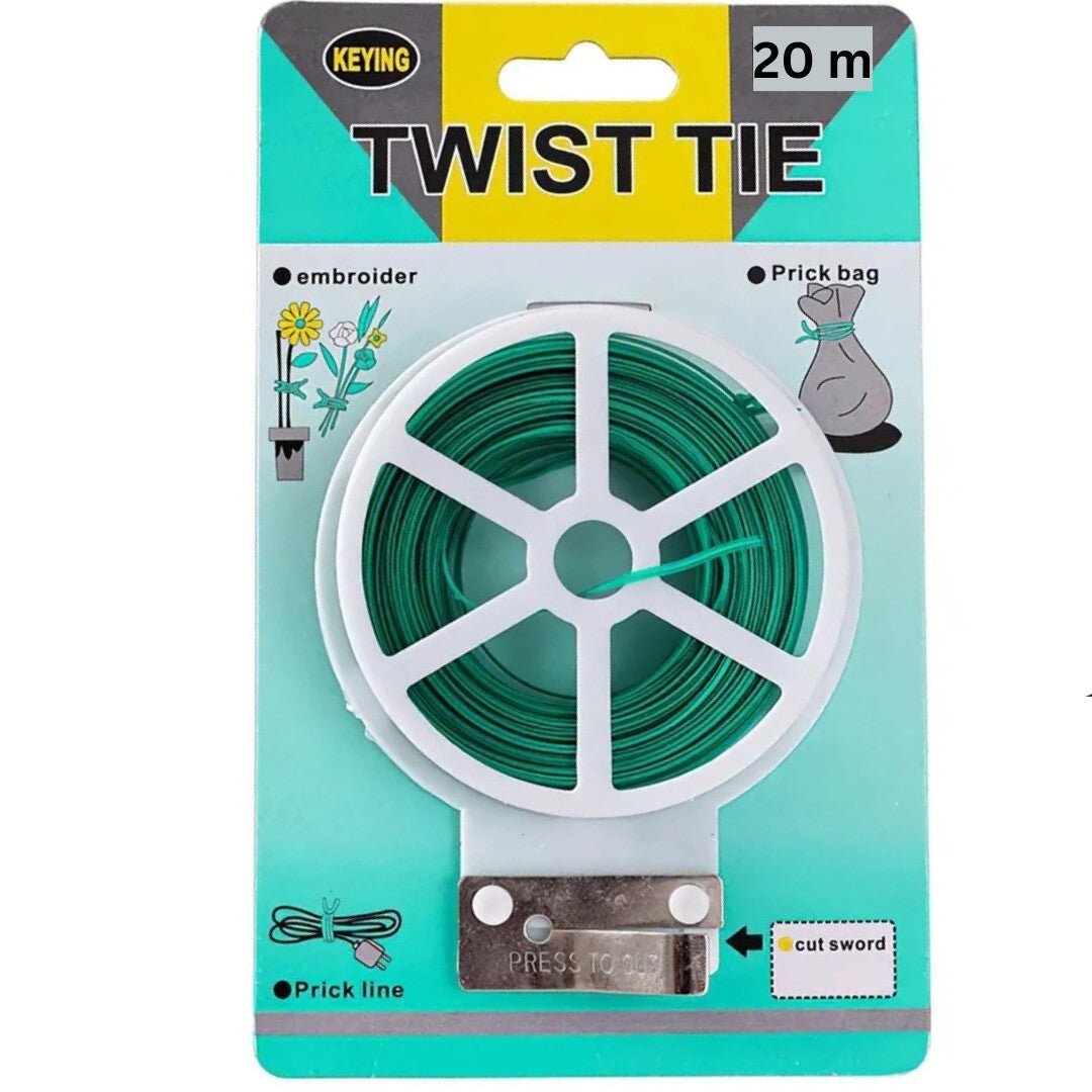 20m Bindedraht Wickeldraht Spanndraht Pflanzenbinder Pflanzendraht Gartendraht - Easy2sell - Deluxe