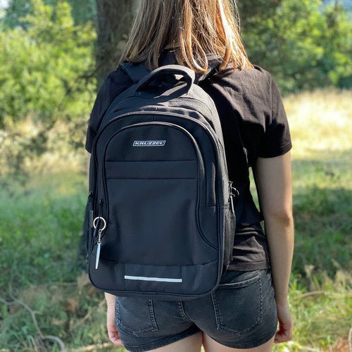 22L Rucksack mit ergonomischen Gurten und Schutz, schwarz - Easy2sell - Deluxe