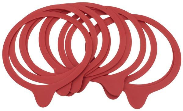 Einmachringe 94x108 mm rot 10er Set mit Euro-Loch für Einmachgläser Haushalt