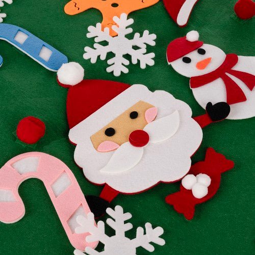 26 Dekorationen für DIY Filz - Weihnachtsbaum langlebig bunt - Easy2sell - Deluxe