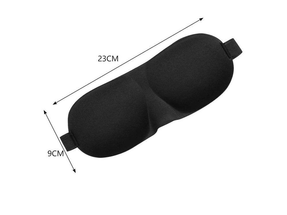 3D-Schlafmaske mit Augenklappe