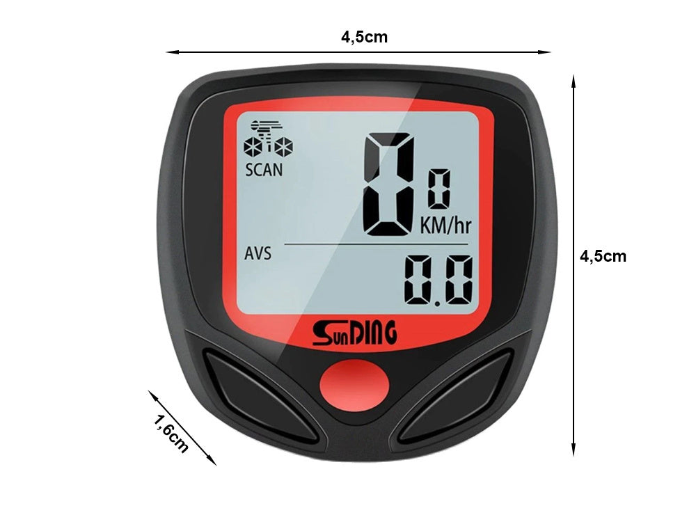 Wasserdichter Fahrradcomputer 14 Funktionen