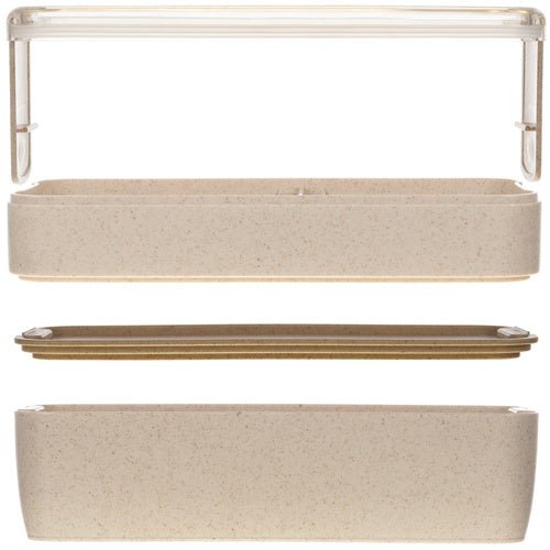 2er Set Lunchbox mit separaten Behältern für frische Mahlzeiten - Easy2sell - Deluxe