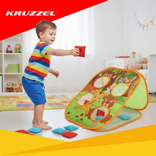 3 - in - 1 Geschicklichkeitsspiel Wurfspiel Set für Kinder – Drinnen & Draußen - Easy2sell - Deluxe
