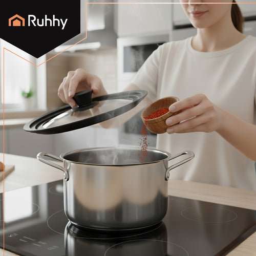 3 - in - 1 Silikondeckel 24/26/28 cm Ruhhy 25560 - Easy2sell - Deluxe