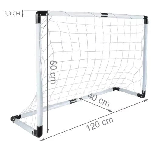 Trizand 23459 Fußballtor mit Ball 120 x 40 x 80 cm