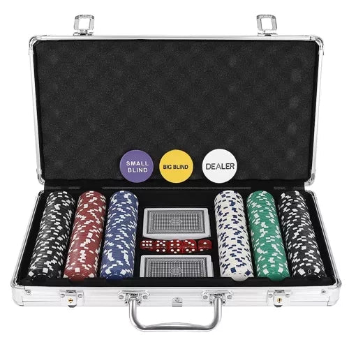 300 Chips Poker Set mit stabiler Tragetasche - Easy2sell - Deluxe