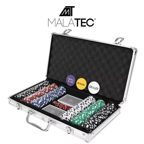 300 Chips Poker Set mit stabiler Tragetasche - Easy2sell - Deluxe