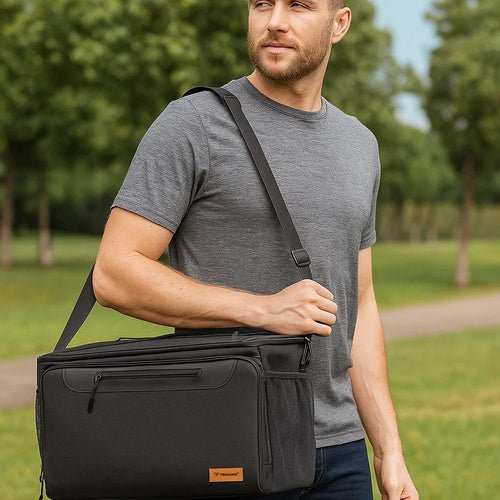 30L Thermotasche isolierend für Picknick schwarz - Easy2sell - Deluxe