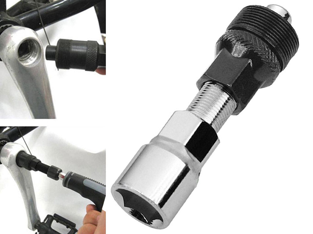 Fahrradkurbelabzieher für Vierkantachsen mit 15 mm Schraubenschlüssel