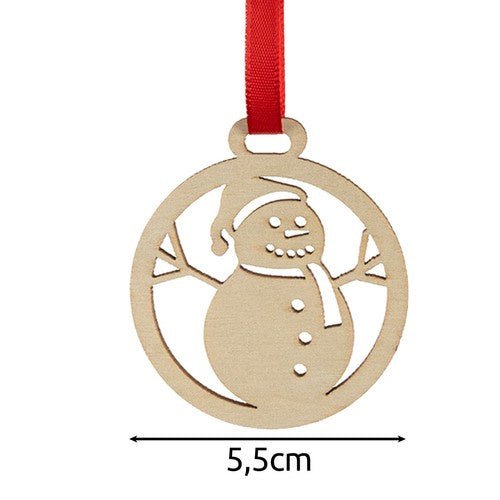 36 Holzkugeln unzerbrechlich für Weihnachtsbaum braun/beige - Easy2sell - Deluxe