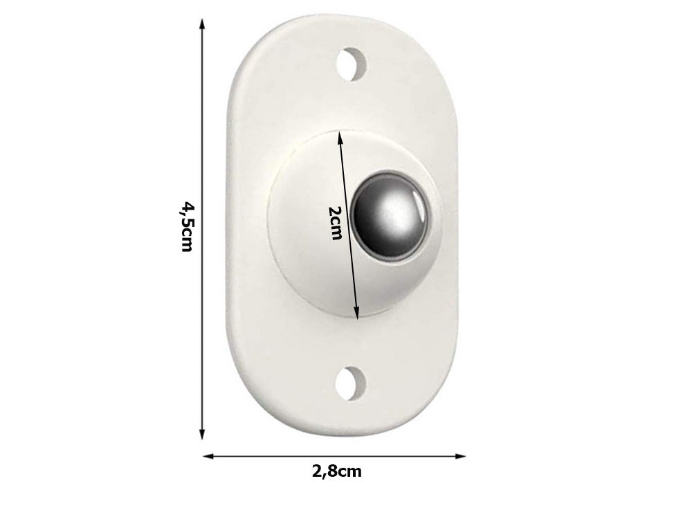 Verk 01811 Universelle selbstklebende Rollen für Möbel