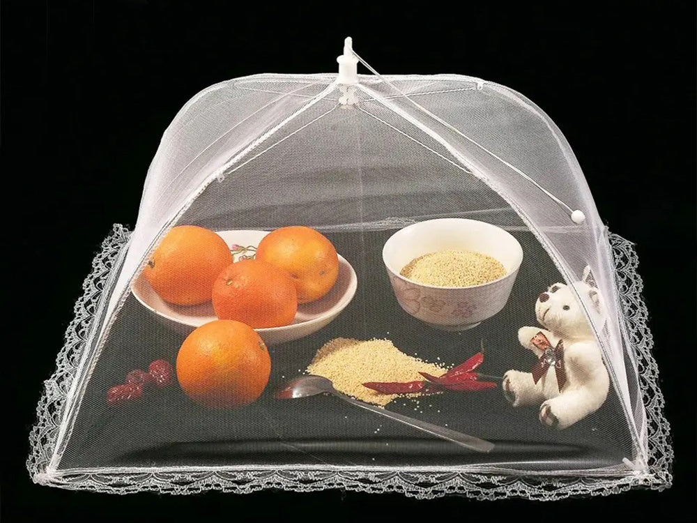 Verk 01854 Insektenschutznetz für Lebensmittel 34 x 20 cm, weiß, 2 Stück