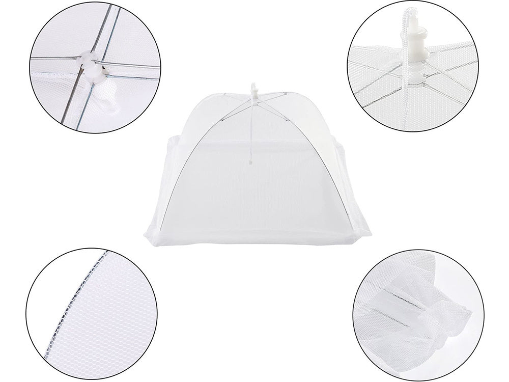 Verk 01854 Insektenschutznetz für Lebensmittel 34 x 20 cm, weiß, 2 Stück