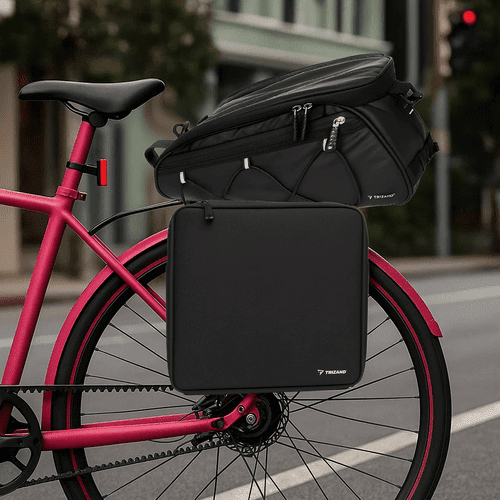 3er Set Fahrradtaschen, wasserdicht und thermisch, schwarz - Easy2sell - Deluxe