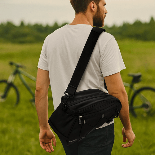 3er Set Fahrradtaschen, wasserdicht und thermisch, schwarz - Easy2sell - Deluxe