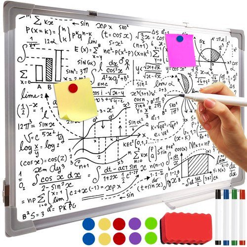 4 Marker und 10 Magnete für magnetische Tafel weiß - Easy2sell - Deluxe