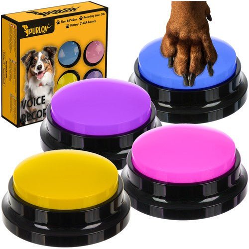 4 Sprechtasten für Hundekommunikation – einfache Bedienung - Easy2sell - Deluxe