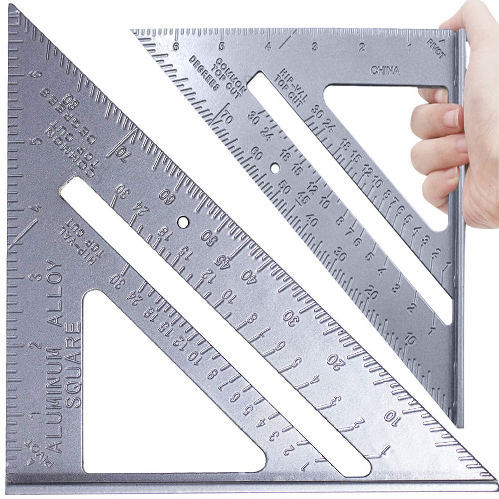 Verk 11347 Große Aluminium-Schrägwinkellehre 180 mm