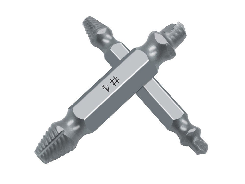 Verk 11345 Ausdreher für beschädigte Schrauben 2-12 mm 4 Stk