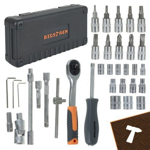 46 - teiliges Werkzeugset mit Ratsche und Verlängerungen - Easy2sell - Deluxe