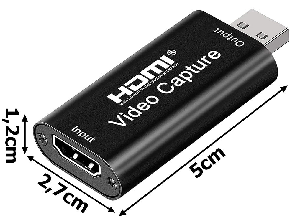 Videoaufnahmekarte HDMI USB 4K Videograbber Aufnahmekarte für OBS Windows MacOS