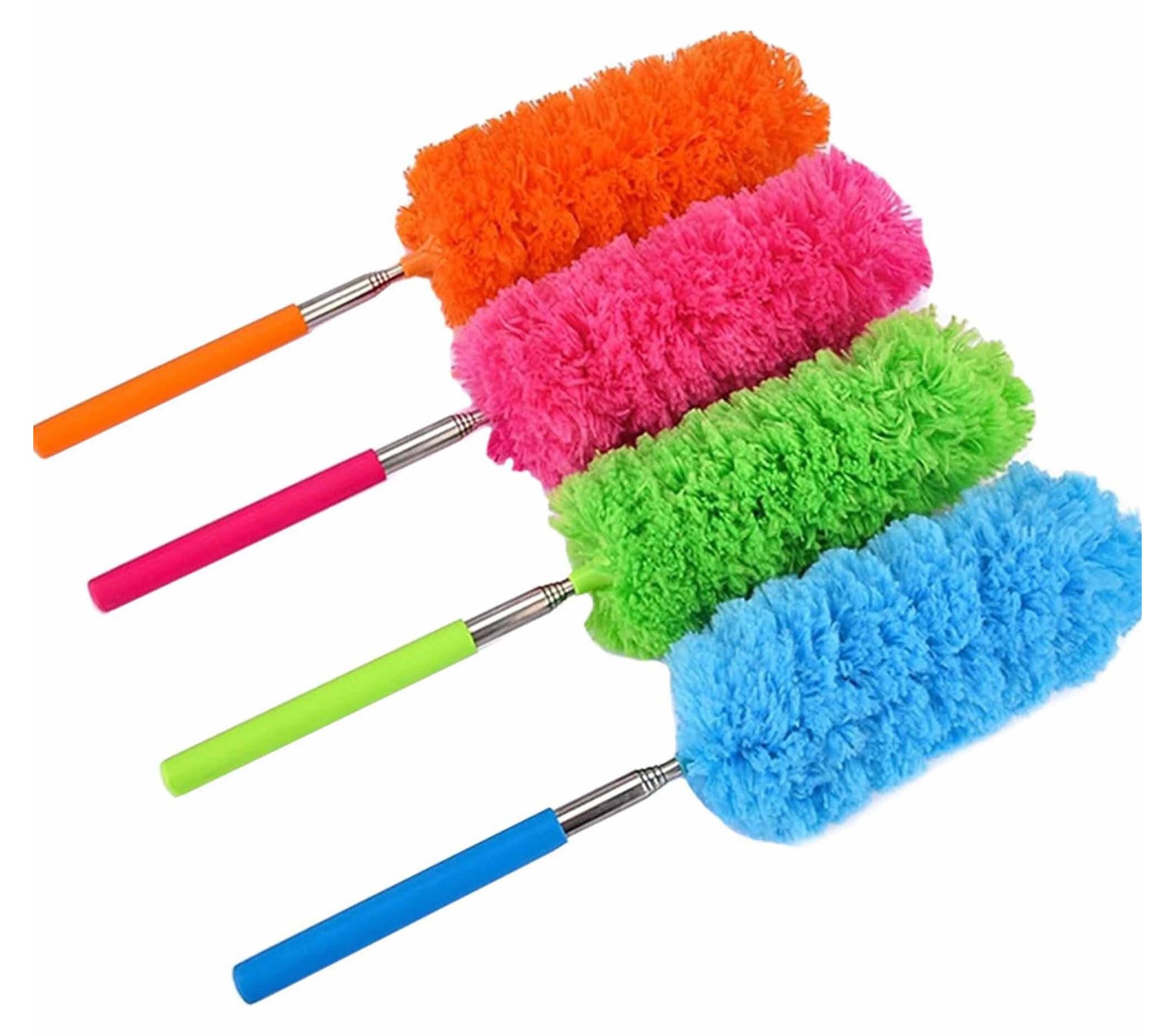 Staubwedel Teleskop 4er Set ausziehbar Staubfänger Staubwischer 36-84 cm lang